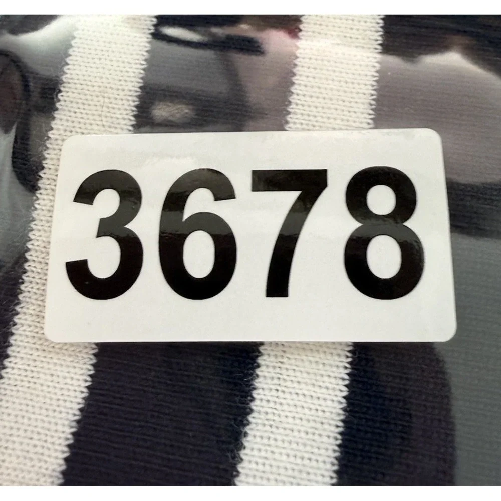 Lauren Ralph Lauren Women's Sz XL‎ Blue & White Striped Lace Up Accents Dress - Picture 7 of 7